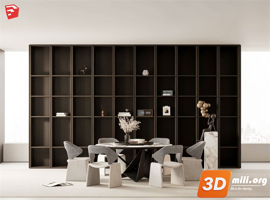 Dining Table Set Skp Files